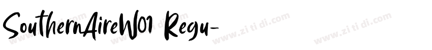 SouthernAireW01 Regu字体转换
